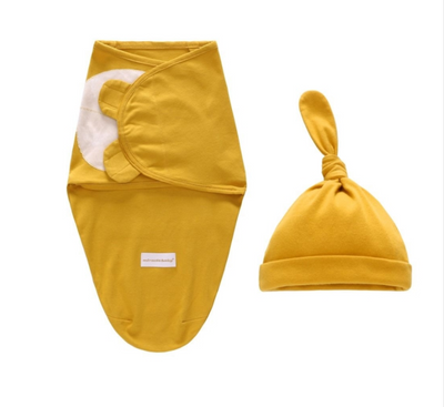 Saco de Dormir Envolvente para Recién Nacido con Gorro - Image 34