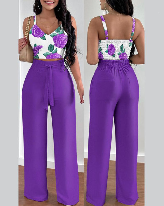 Conjunto de Dos Piezas con Tirantes para Mujer - Moda Elegante - Image 12