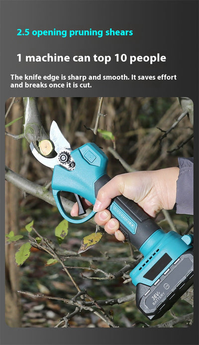 Motosierra Eléctrica Recargable de Batería Litio para Jardín - Image 15