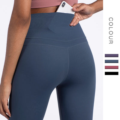 Leggings Deportivos Nude Feeling con Bolsillos - Pantalones Yoga y Fitness