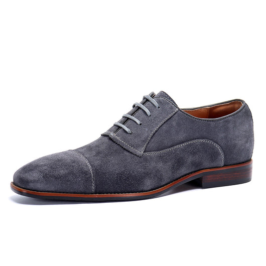 Zapatos Formales de Gamuza para Hombre con Cordones de Cuero Premium - Image 3