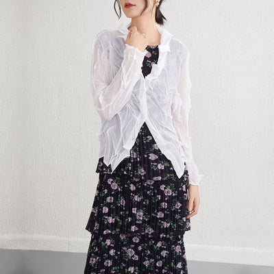 Blusa Estilo Francés para Mujer