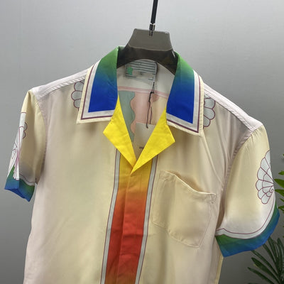 Camisa Casual de Verano para Hombre con Cuello Solapa y Manga Corta - Image 3