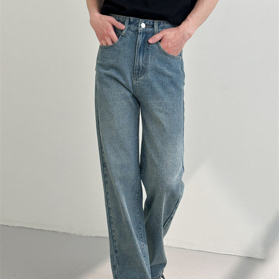 Jeans Rectos Holgados para Hombre - Versátiles y Cómodos