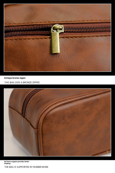 Bolsa de Almacenamiento de Maquillaje Ejecutiva en Cuero PU - Image 7