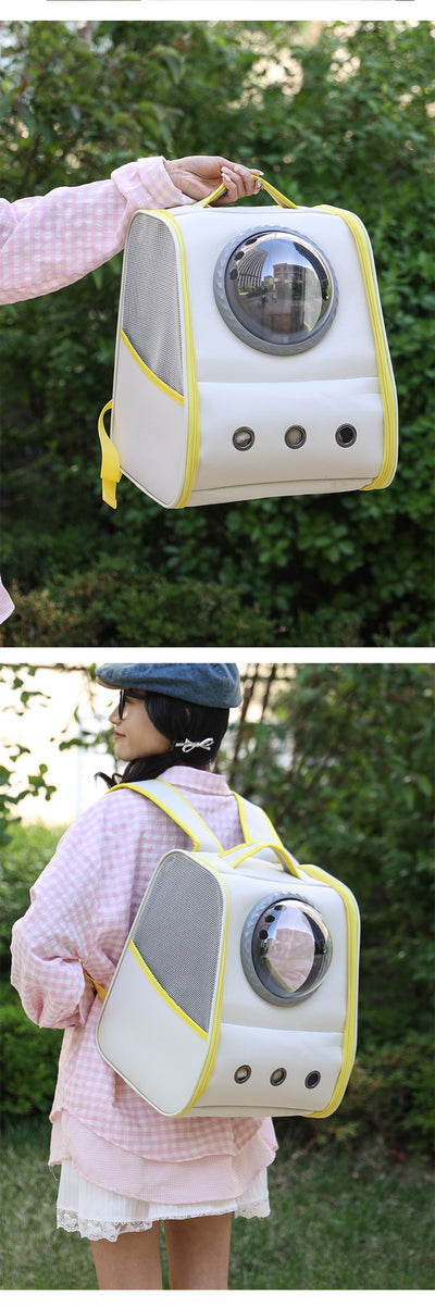 Mochila Transportadora para Mascotas con Cápsula Espacial - Gran Capacidad y Transpirable - Image 16