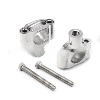 Manillar Universal de Diámetro Ajustable para Motos - Acabado Plateado - Image 6