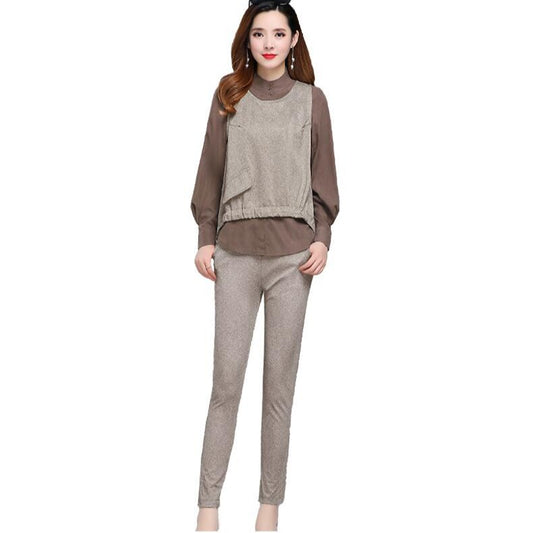 Conjunto de Tres Piezas Ejecutivo para Mujer - Elegancia de Transición - Image 2