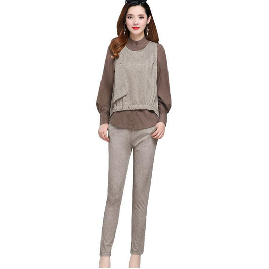Conjunto de Tres Piezas Ejecutivo para Mujer - Elegancia de Transición - Image 2