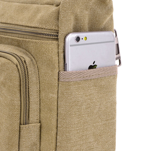Bolsa Mensajera Retro Hombre con Diseño de Capas - Image 15