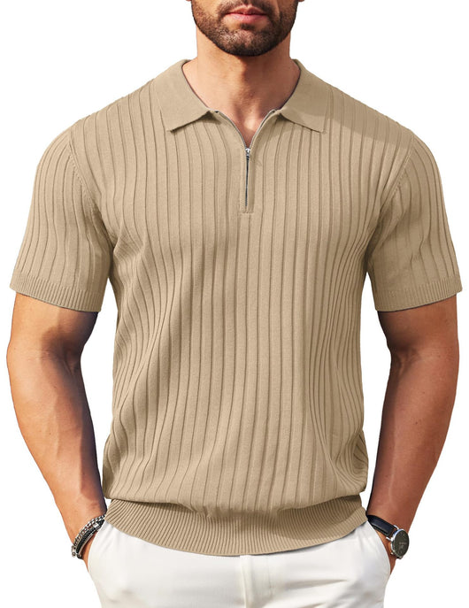 Polo Deportivo Hombre Manga Corta con Cierre - Estilo Golf Casual - Image 10