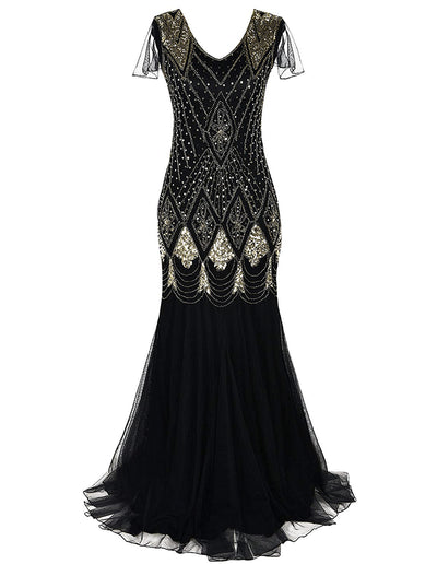 Vestido de Fiesta Talla Grande con Lentejuelas Estilo Vintage - Image 14