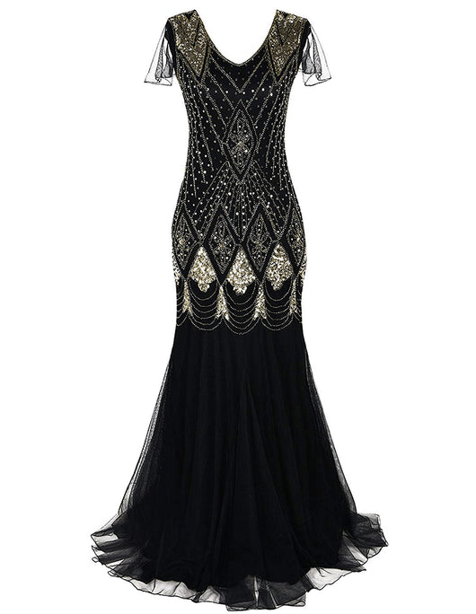Vestido de Fiesta Talla Grande con Lentejuelas Estilo Vintage - Image 14
