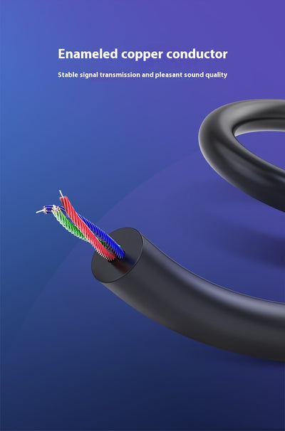 Cable de Audio 3.5mm con Conectores Giratorios Doble Lotus - Image 16