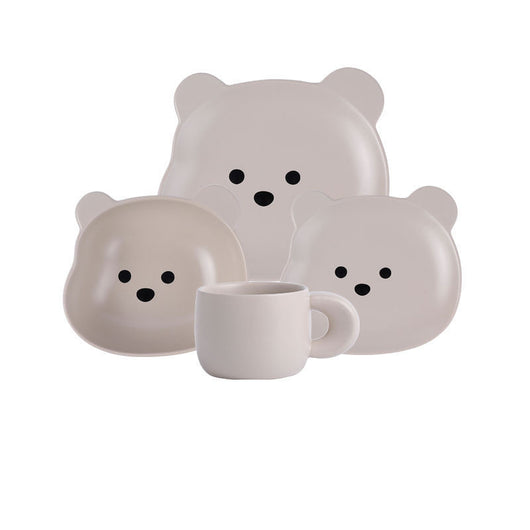 Juego de Plato Desayunero y Tazón de Cerámica con Diseño Osito Tierno - Image 6