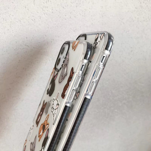 Funda Transparente para Celular con Diseño de Cachorro Kawaii - Image 4