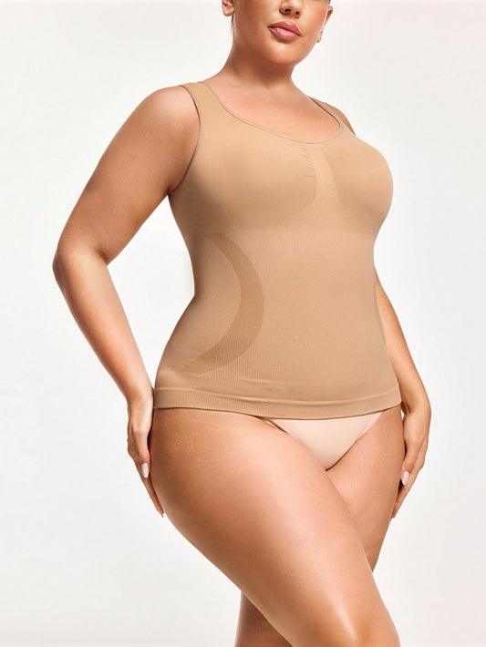 Camiseta Moldeadora con Soporte de Busto y Control Abdominal