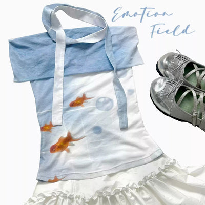Playera Daikin Fish con Malla Estampada - Image 11