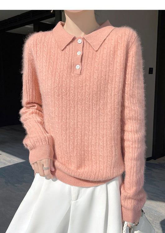 Suéter Holgado de Punto Acanalado para Mujer - Abrigo Versátil y Cómodo - Image 14