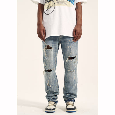 Jeans Rotos Holgados para Hombre - Estilo Casual Trendy - Image 5