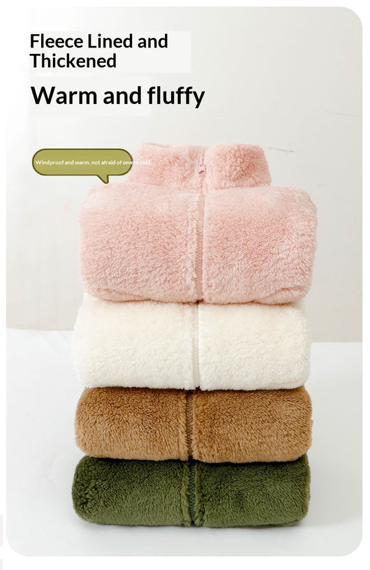 Abrigo Acolchado Forrado en Polar para Padres e Hijos - Image 26