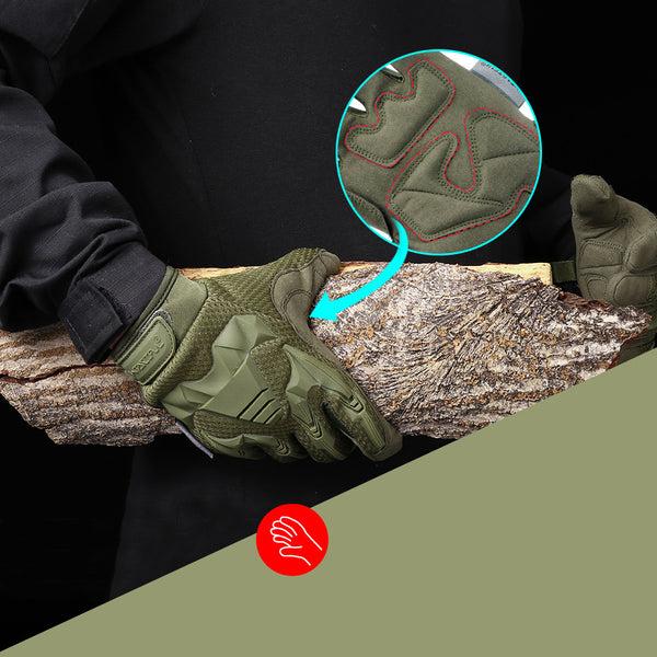 Guantes Tácticos Camuflaje Militares para Ciclismo y Escalada