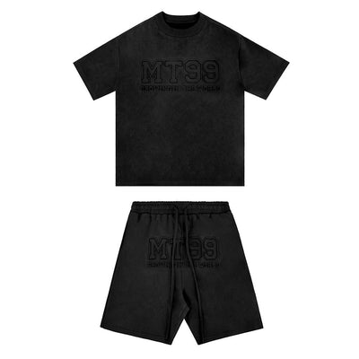 Conjunto Deportivo Japonés: Playera y Shorts Minimalista - Image 25