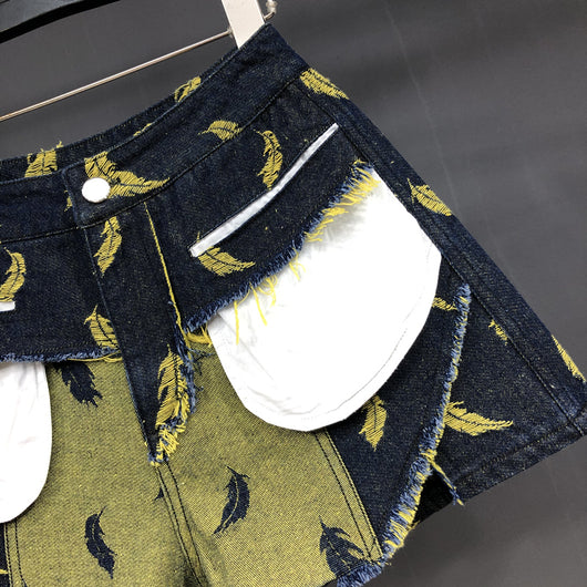 Shorts Vaqueros Ajustados de Cintura Alta para Mujer - Image 4