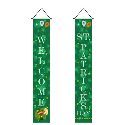 Cartel de Bienvenida para Puerta con Bandera del Día de Irlanda - Image 11