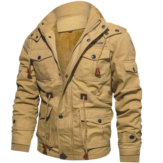 Abrigo de Invierno con Capucha Desmontable y Múltiples Bolsillos - Image 6