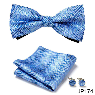 Traje Formal Elegante Coreano con Corbata de Moño - Image 14