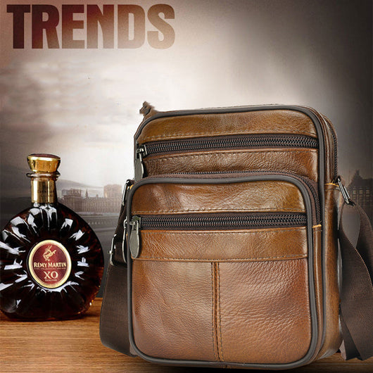 Bolso de Cuero Genuino para Negocios y Aventura al Aire Libre - Image 15