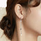 Aretes de Plata Esterlina 925 con Estrella, Luna y Borla