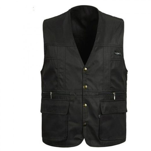 Chaleco Multipocket para Hombre Maduro - Primavera y Otoño - Image 10