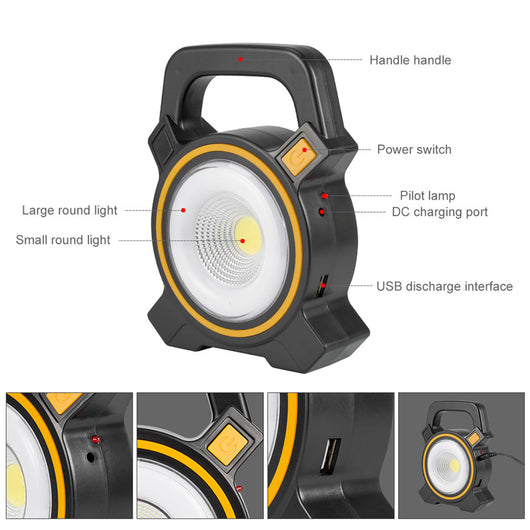 Lámpara de Emergencia COB Portátil para Trabajo - Image 14