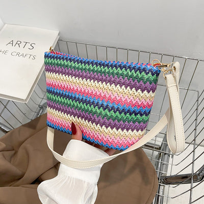 Bolsa de Hombro Arcoíris con Rayas Horizontales - Tendencia 2024 - Image 7