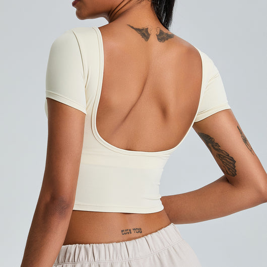 Top Deportivo Secado Rápido con Espalda Abierta - Conjunto Perfecto para Correr - Image 3