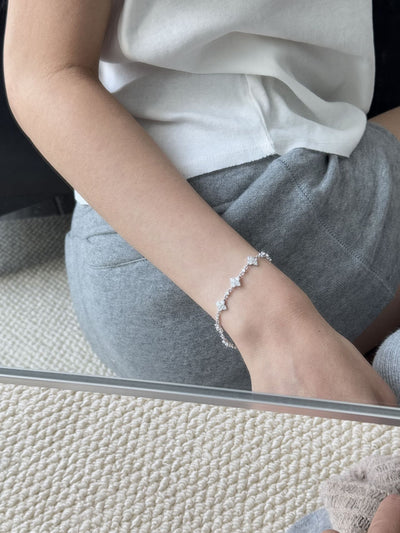 Pulsera de Plata Esterlina 925 con Diamantes Completos - Image 9