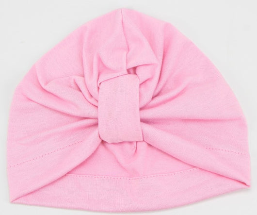 Gorro de Bebé con Nudo y Lazo - Tela Fina de Una Capa - Image 7