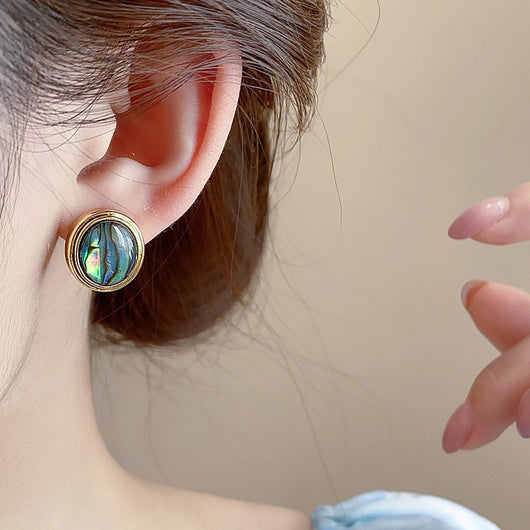 Aretes de Aguja de Plata Dorada con Fritilaria - Image 15