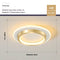 Gold Round Warm Light - 25cm