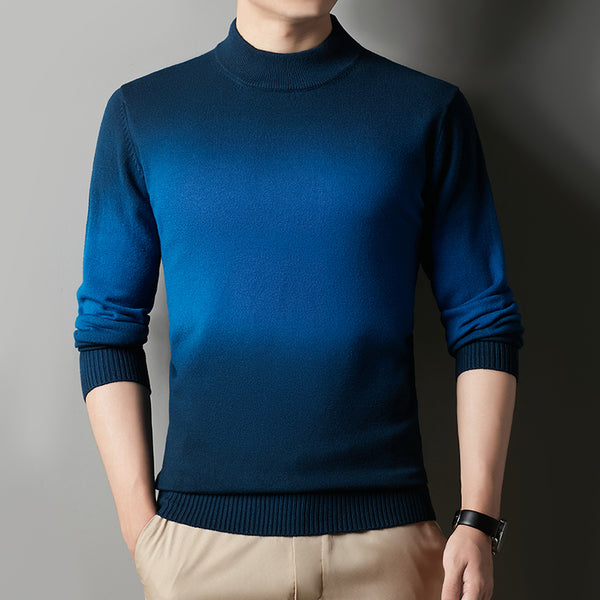 Suéter Cuello Alto Efecto Degradado para Hombre - Image 3