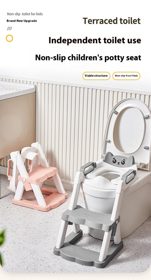 Escalera de Baño Infantil con Asiento de Inodoro y Reposapiés - Image 16