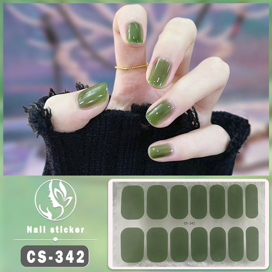 Uñas Postizas Impermeables de Color Sólido para Nail Art - Image 7