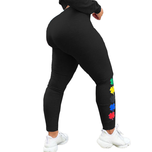 Pantalones Casuales Estampados Ajustados de Moda - Image 13