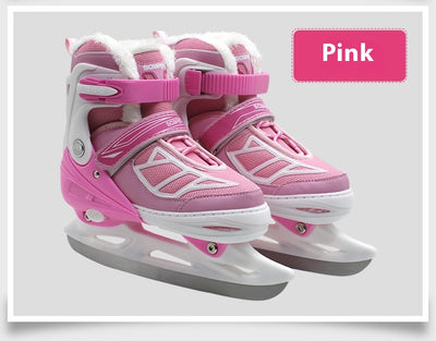 Patines de Hielo Infantiles Acolchados con Ajuste Regulable - Image 10