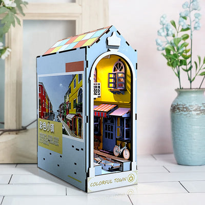 Soporte Decorativo 3D para Libros - Diseño Cabaña DIY - Image 14
