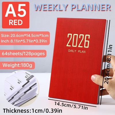 Agenda Semanal A5 en Cuero Slim - Image 11