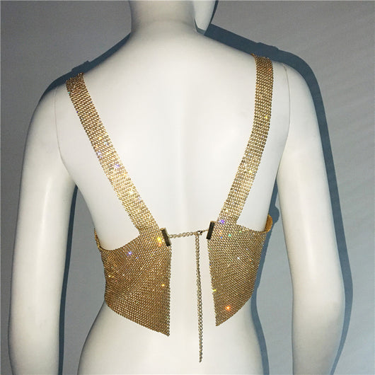 Top Corto Sexy con Escote Profundo y Detalles de Strass - Image 22