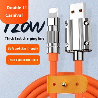 Cable de Carga Rápida Zinc Alloy para Móvil - Transferencia de Datos - Image 9